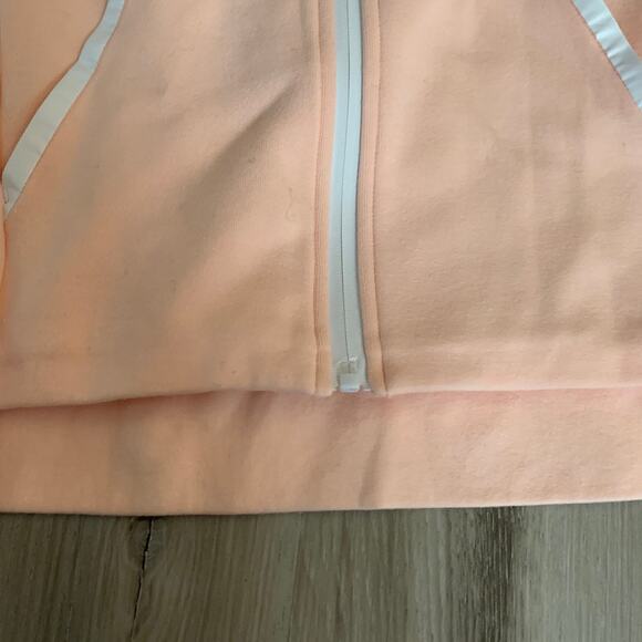 Champion Full Zip Sweatshirt Jacket Hooded XS Women's Blush Activewear Training - Picture 5 of 8